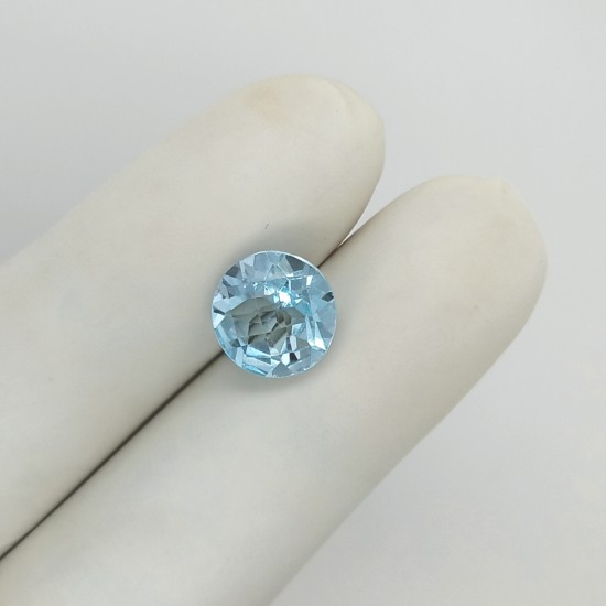 Blue Topaz 4.46 Ct Certified Blue Topaz 4.46 Ct Certified
